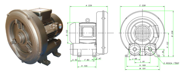 Ventilador Centrífugo Múltiplo