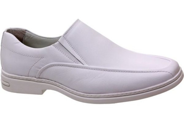 Sapato Branco Masculino Couro Belucci Pelica