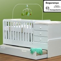 Berço Modular 5 em 1 com colchões